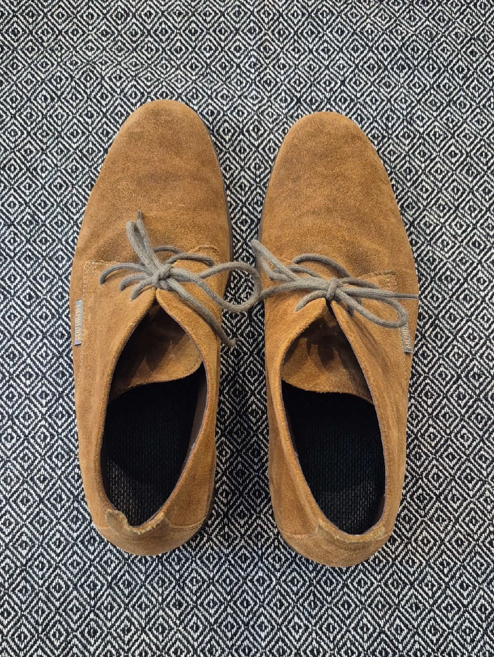 Mephisto Mens Claudio Brown Suede Ankle Boots Size 10 - Picture 5 of 12